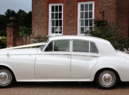 White Bentley S3 for weddings in East London